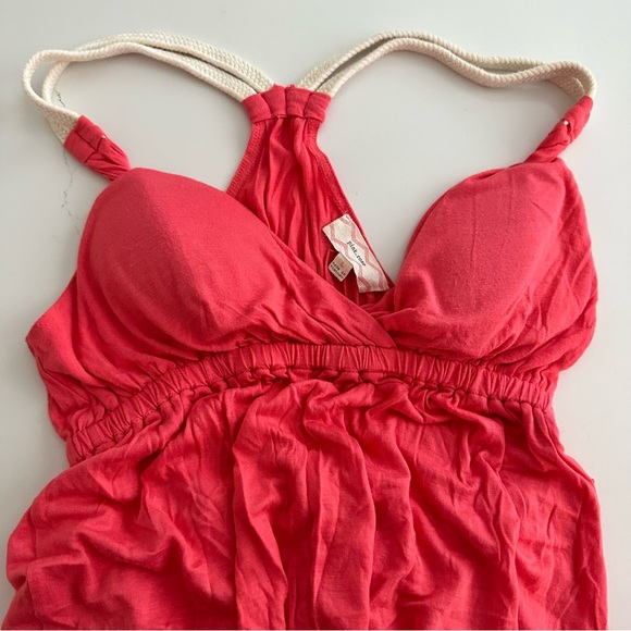 Pink Rose Maxi Dress in Coral, Size Large - Picture 5 of 8